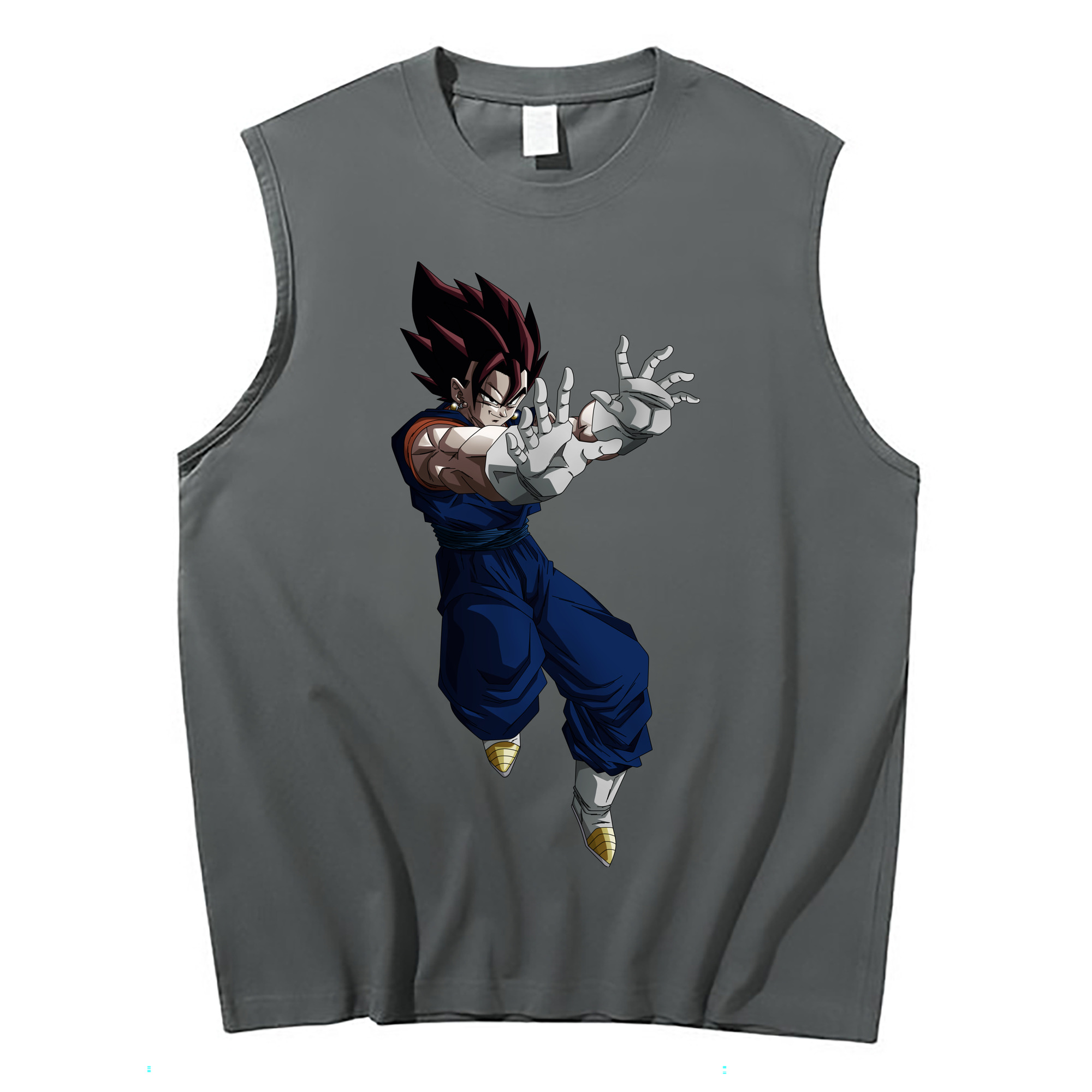 （画像用） ドラゴンボール ベジット DRAGON BALL Vegetto コットン100％タンクトップ（フロントプリント）